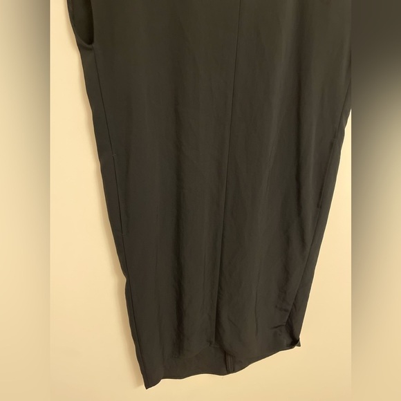 Everlane 100% triacetate dress 00 black quiet luxury neutral minimal modern midi - Picture 10 of 12